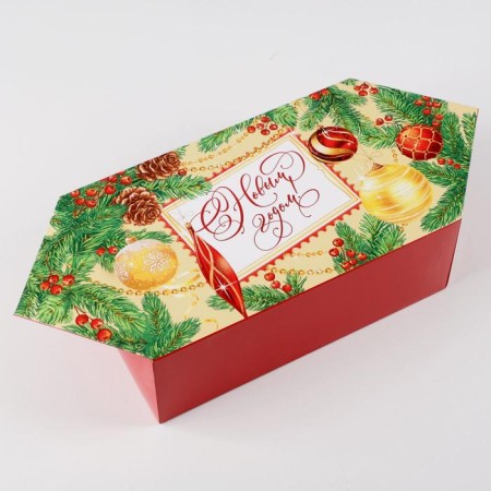 The prefabricated box - the context of Sovetskaya, 14 x 22 x 8 cm, New Year-1
