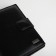 Male purse on magnet 3 in 1, department for auto documents, passports, black color