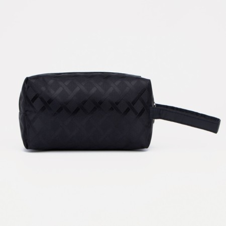 Cosmetic bag with lightning, black color-1