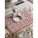 A set of napkins for setting the table "Magic plan", rectangular, rounded edges, size 30x46 cm, 4 pcs