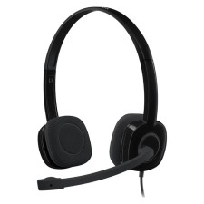 Headphones with the Logitech H151 microphone 1.8m Falle headband (981-000589)