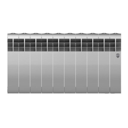 Bimetallic radiator Royal Thermo Biliner 350 /Silver Satin, 350x83 mm, 10 sections-1