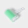 A video for cleaning clothes in a silicone case, 17 × 11 × 6 cm, green color