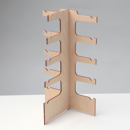 Eco -point stand “Eco” 5 seats, 14.5 × 12 × 28cm, plywood, light color-4