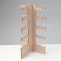 Eco -point stand “Eco” 5 seats, 14.5 × 12 × 28cm, plywood, light color