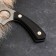Caucasian knife "bison" with a scabbard, steel - 65x13, handle - grab