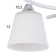 Valencia chandelier 2x60W E27 white 48x16.5x21cm