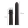 Watch strap, male, 20 mm, harness 75 mm, larynx 115 mm, genuine leather, black