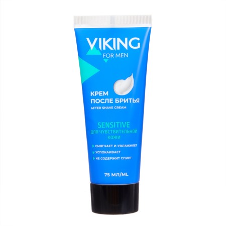 Cream after shaving for sensitive Sensitive skin, 75 ml