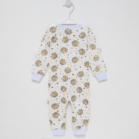 Combineson children, white/bears, height 74 cm-2