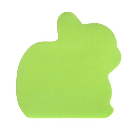 Block with a sticky edge "Figures", fluorescent, 30 sheets, mix-4