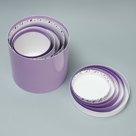 Set of hats 5 in 1, gift packaging, Lavender, 13 x 14 - 19.5 x 22 cm-5