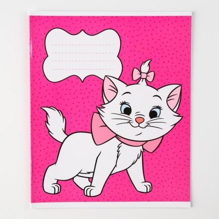 Notebook in a cage 12 sheets, 5 types of mix, cover coated cardboard, cats aristocrats-5