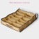 COVFR for shoes, 12 departments, 65 × 54 × 10 cm, beige color