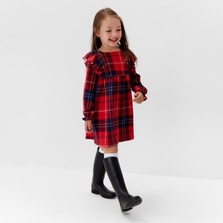 Baby dress with ruffles KAFTAN "CENT" R.34 (122-128 cm)-3