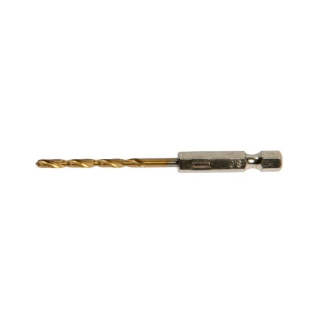 Tundra metal drill, HSS-tin, hexagonal shank, 3 x 46 mm-1