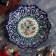 Rishtan ceramics "Flowers", 33 cm, blue