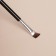 Makeup brush, bilateral, with a brush, 18 (+/- 1) cm, black color