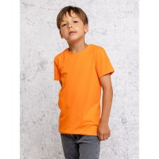 Children's T -shirt, height 116 cm, orange color