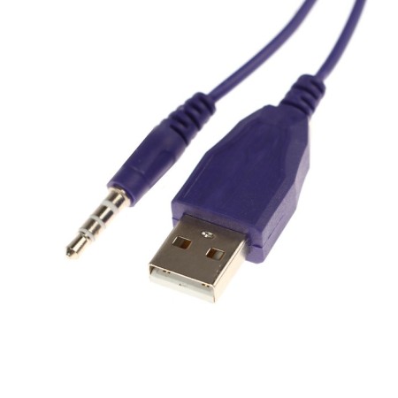 Headphones Quumo Game Cat Purple, Game, microphone, USB+3.5 mm, 2m, purple-8