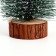 New Year's decor "Green Christmas tree in the snow" 8 × 8 × 30 cm