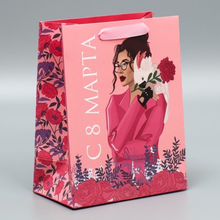 Package Gift Laminated Vertical, Packaging, "Style", MS 18 x 23 x 10 cm