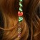 Hair decoration, spiral "Tenderness" 22 cm