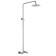 The shower system FMARK FS8405, tropical shower, mixer, stainless steel, satin