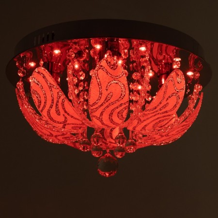 Svetogor chandelier "Türkiye" 4x60W E27 LED lighting chrome 40x40cm-8