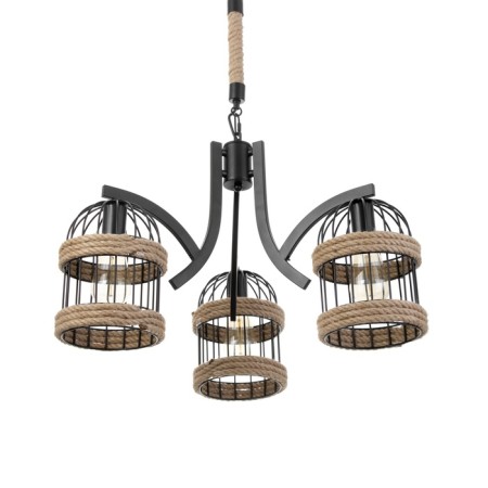 Senza chandelier 3he27 Black 44x39x20 cm