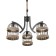 Senza chandelier 3he27 Black 44x39x20 cm