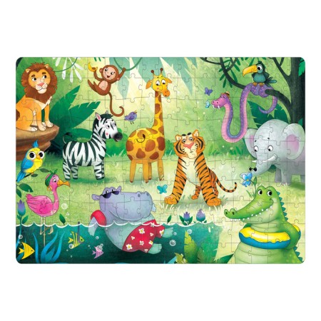 Children's puzzle "Tropical jungle", 160 elements-1