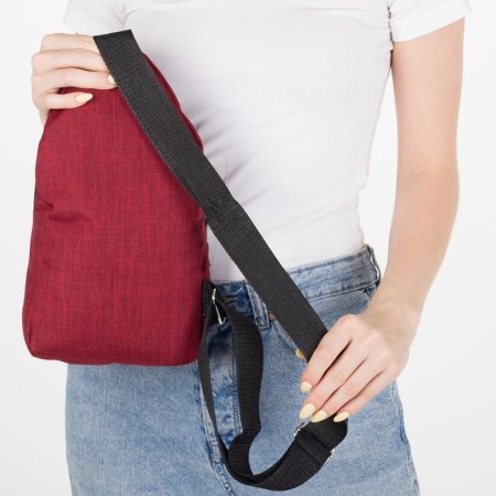 Squint bag ZFTS, textiles, burgundy color-4