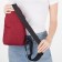 Squint bag ZFTS, textiles, burgundy color