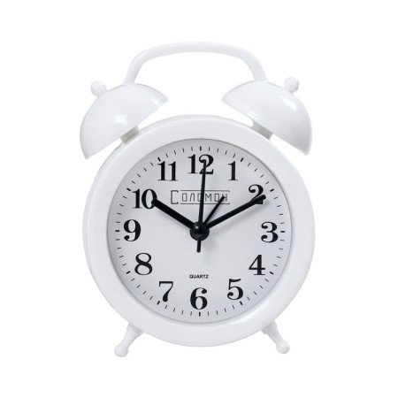 Clock - desktop's alarm clock, discrete move, 9.8 x 12 cm, aa