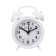 Clock - desktop's alarm clock, discrete move, 9.8 x 12 cm, aa