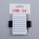 Tablet d/masters on eyelash extensions scale 7-14mm on the bracelet plast/rubzin package qf