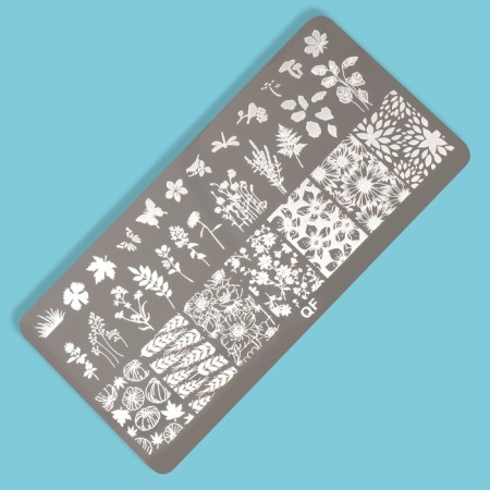 Stamping disk Metal "Nature", 12 × 6 cm-1