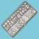 Stamping disk Metal "Nature", 12 × 6 cm