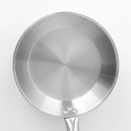 Hanna Knövell stainless steel pan, d = 24 cm, h = 5 cm, wall thickness 0.6 mm, handle length 21.5 cm, induction-9