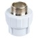 Combined "Politek" coupling, polypropylene, 32 mm x 1 ", external thread