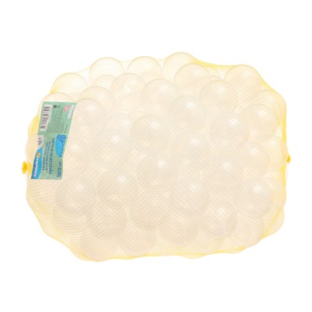 Balls for a dry pool with a pattern, ball diameter 7.5 cm, set 150 pieces, color transparent-3