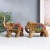 Souvenir Ceramics "Indian Elephants" set 2 pcs 8x14x10 cm 7.5x14x14 cm