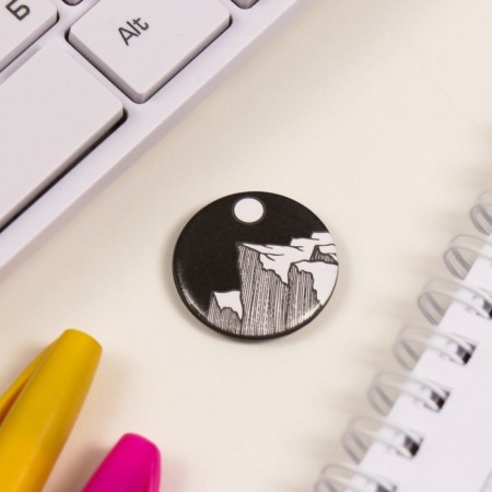 Icons sunset set 8 pcs d = 25 mm "black" 16.5x17 cm-4