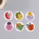 Stick Paper "Butterflies and flowers. Abstraction" d = 2.5 cm 252 pcs in the roll