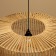 Ceiling Lamp from Rotan "Bima" 1x120W, E27, 50x50x32 cm