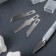 A set of tools for decorating confectionery, 6 items, holder, 4 nozzles, forceps
