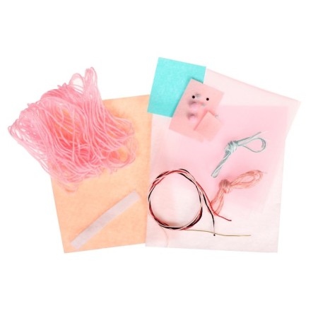 Set for creating a textile toy "Girl - Bunny"-3