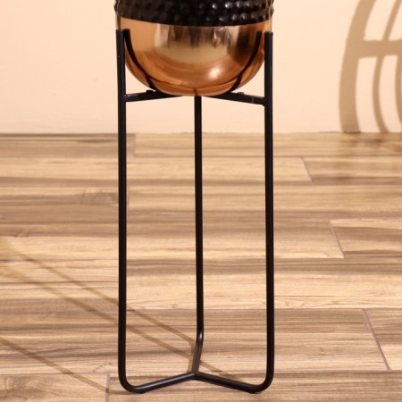 Kashpo on the stand "SLIMO" metal (set 2 pcs), diameter 24 and 19 cm-4