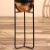 Kashpo on the stand "SLIMO" metal (set 2 pcs), diameter 24 and 19 cm